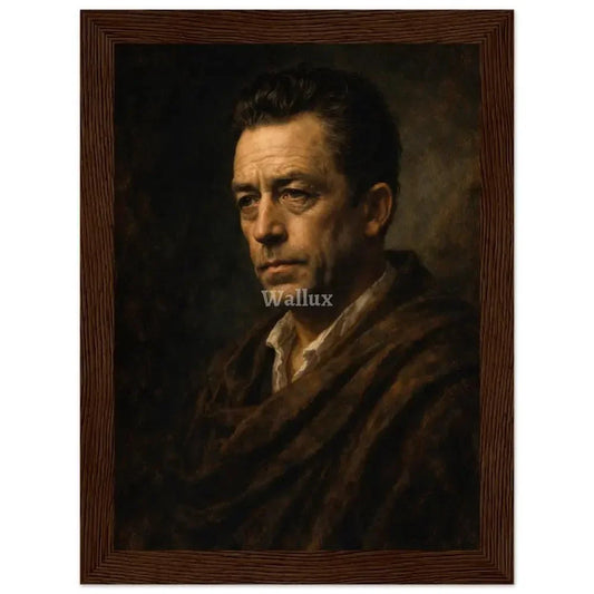 Framed Wall Art Print : Albert Camus - Wallux