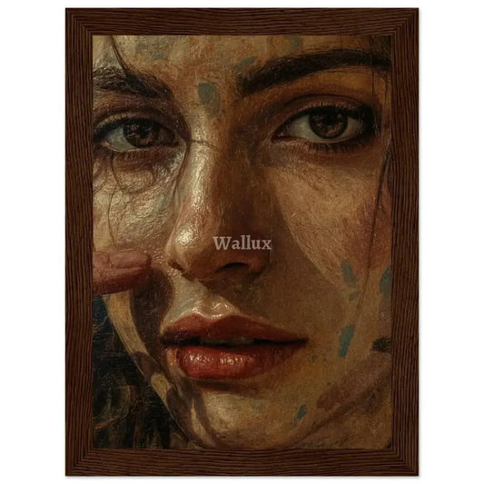 Framed Wall Art Print : Face of Silence - Wallux