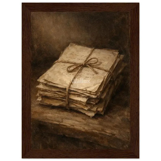Framed Wall Art Print : Forgotten Letters - Wallux