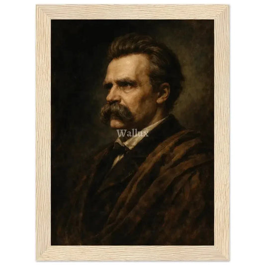 Framed Wall Art Print : Friedrich Nietzsche - Wallux