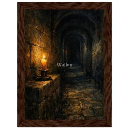 Framed Wall Art Print : Silent Corridor - Wallux